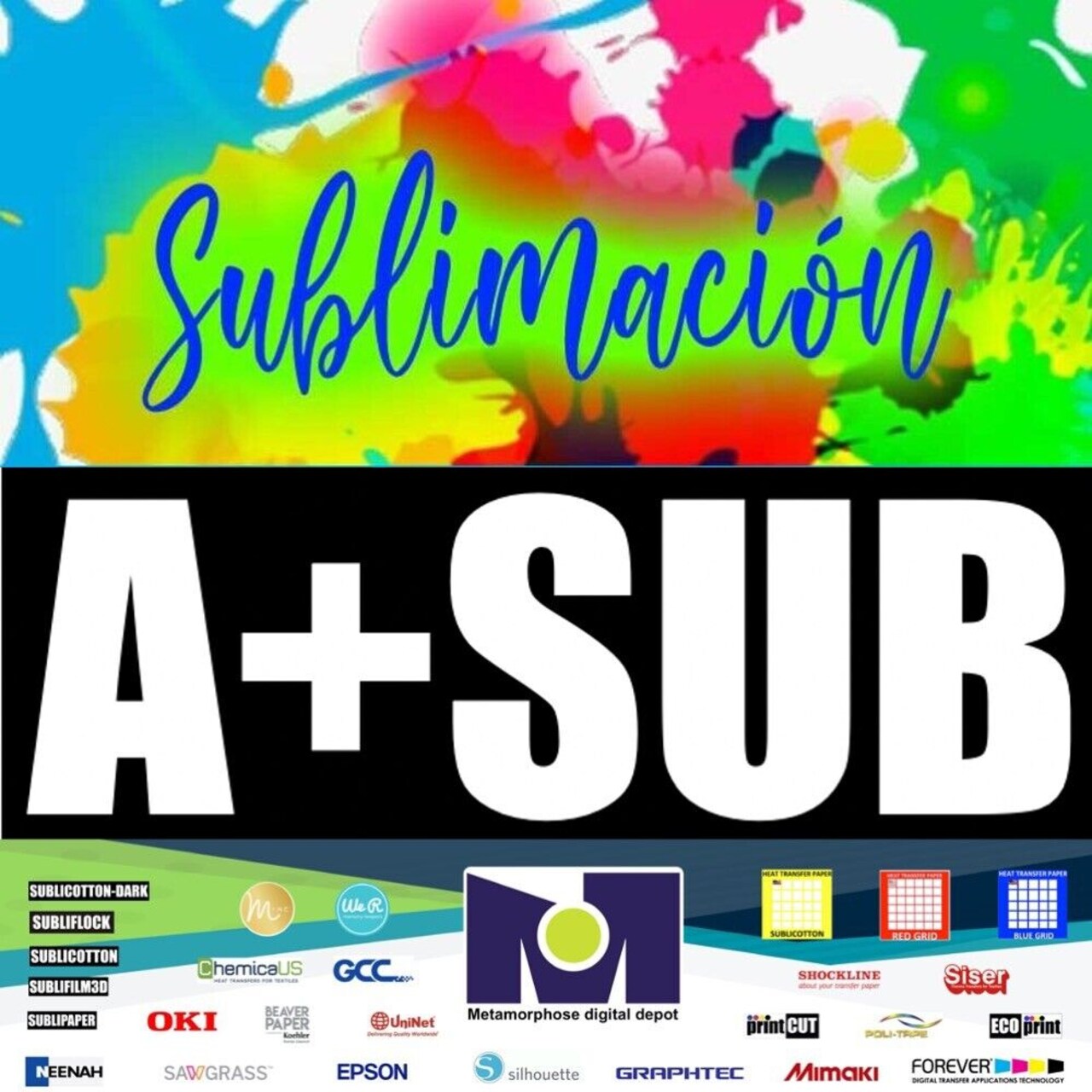 A+SUB Dye Sublimation Heat Transfer Paper for Virtuoso, Epson and Brother 100 sheets 11"x17" per pack